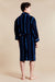 Salcombe Men's Dressing Gown - Model Back | Bown of London